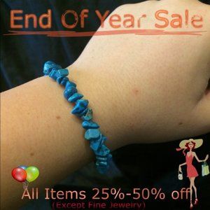 Vintage Handmade Turquoise Bracelet